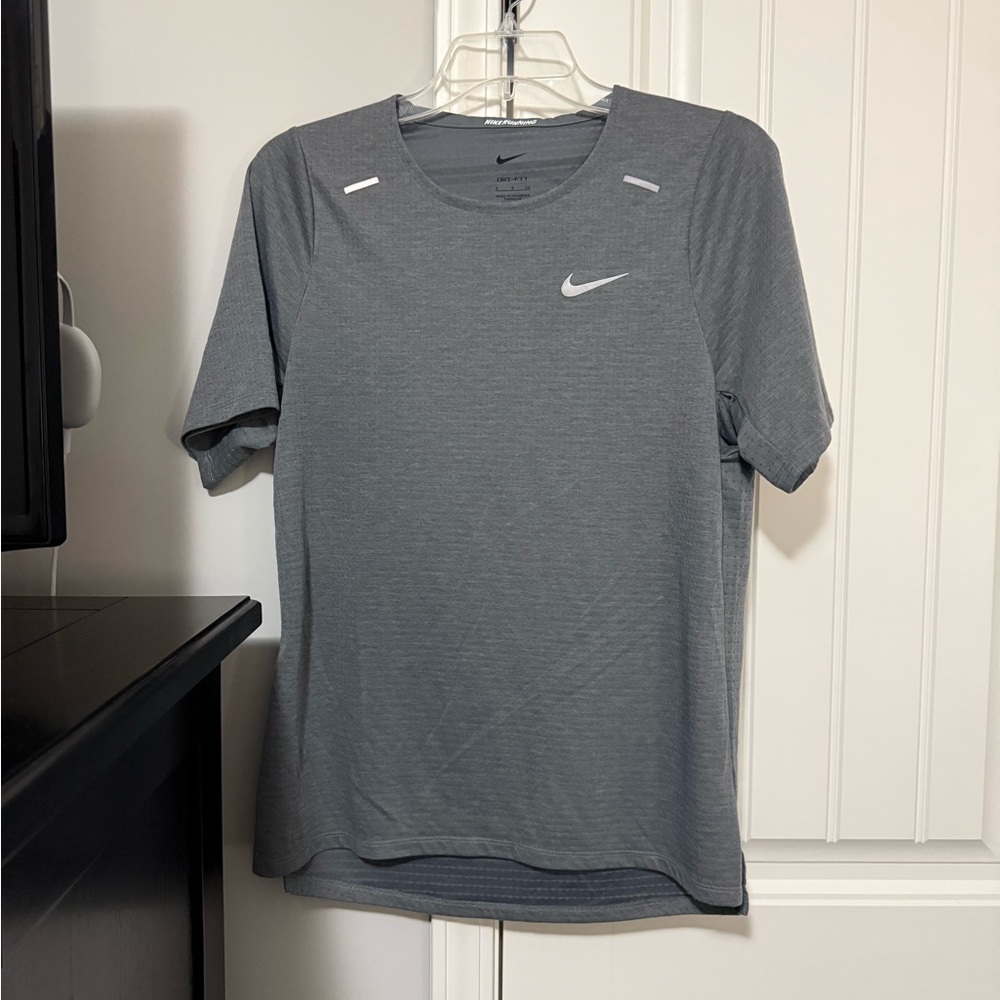 Nike Running Dri-Fit shirt. Size small gray.